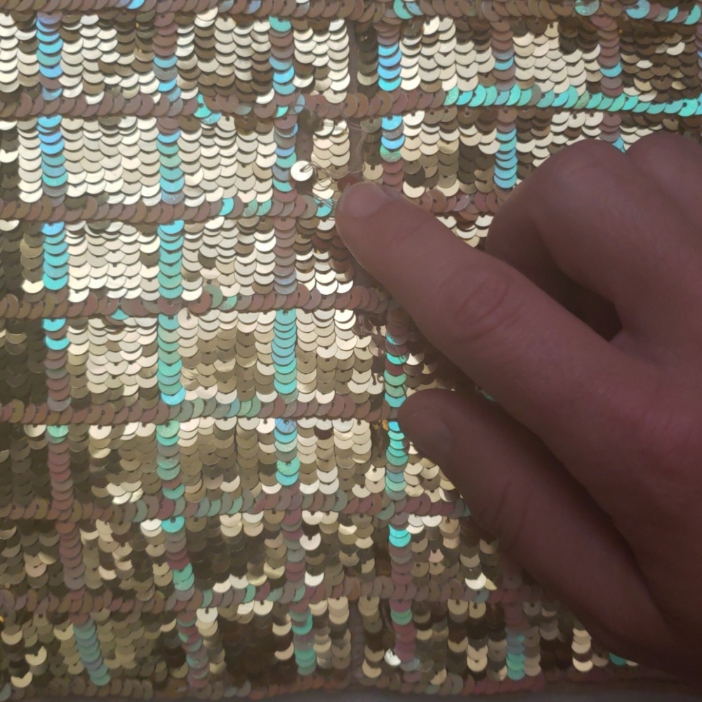 MODA INTERNATIONAL sequin miniskirt - Picture 7 of 7